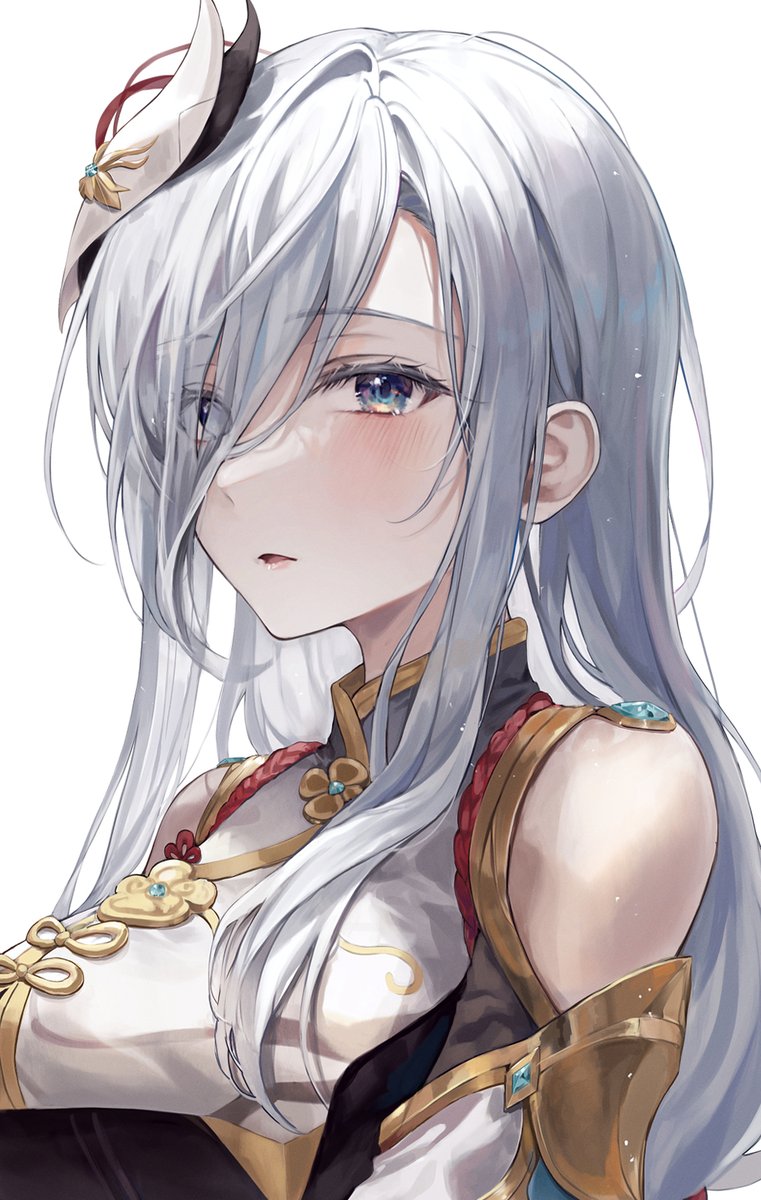 申鶴「#原神 #申鶴 
crop 」|エキナ / fevercellのイラスト