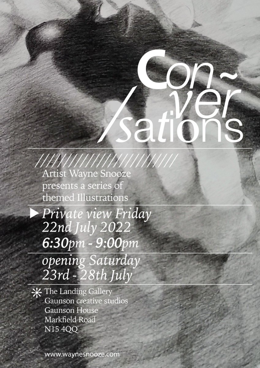 waynesnooze's tweet photo. I have a small show next month at our studio gallery space in Tottenham hale /seven sisters, July 22nd https://t.co/jDgomqCBHX