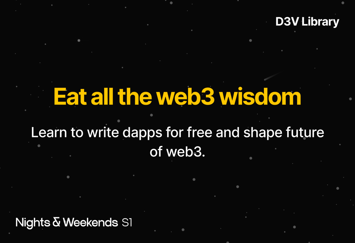 d3v_library's tweet photo. Something is brewing - thoughts?

CC: @_buildspace https://t.co/fH9DWM2BjC