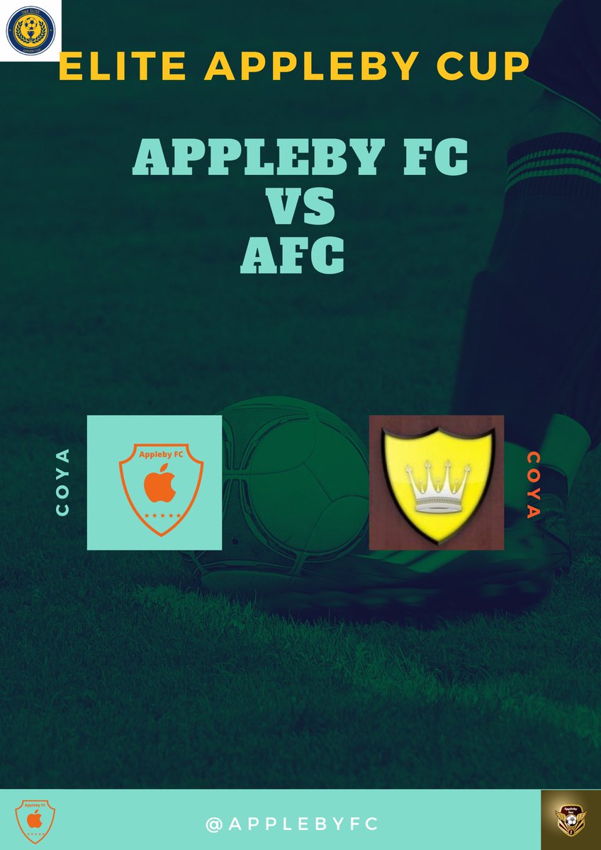 We face <a href="/AFCTop11/">AFC</a> in the <a href="/EliteApplebyCup/">The Elite Appleby Cup</a>!

#COYA #APPSvsYELLOWS 
#WeAreElites #GloryAwaits #EliteApplebyCup