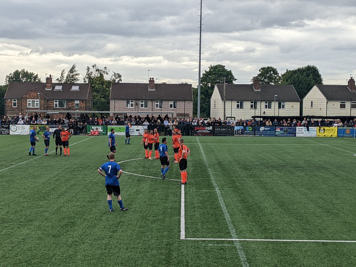 Oldham Athletic Legends V Fans at #AVROstadium #Oldham <a href="/_OASF/">Oldham Athletic Supporters Foundation</a> <a href="/pushtheboundary/">Push The Boundary</a>
