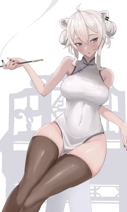 チャイナドレスししろん#ししらーと 