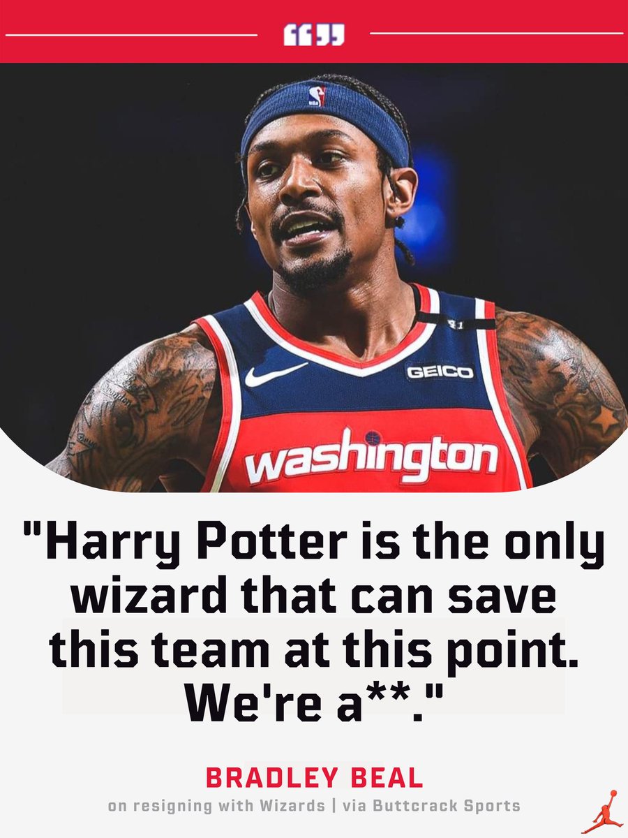 ProphetX_Hoops's tweet photo. Bradley Beal contemplates his future in Washington. 👀🧙‍♂️ https://t.co/9zLzJfvl0C