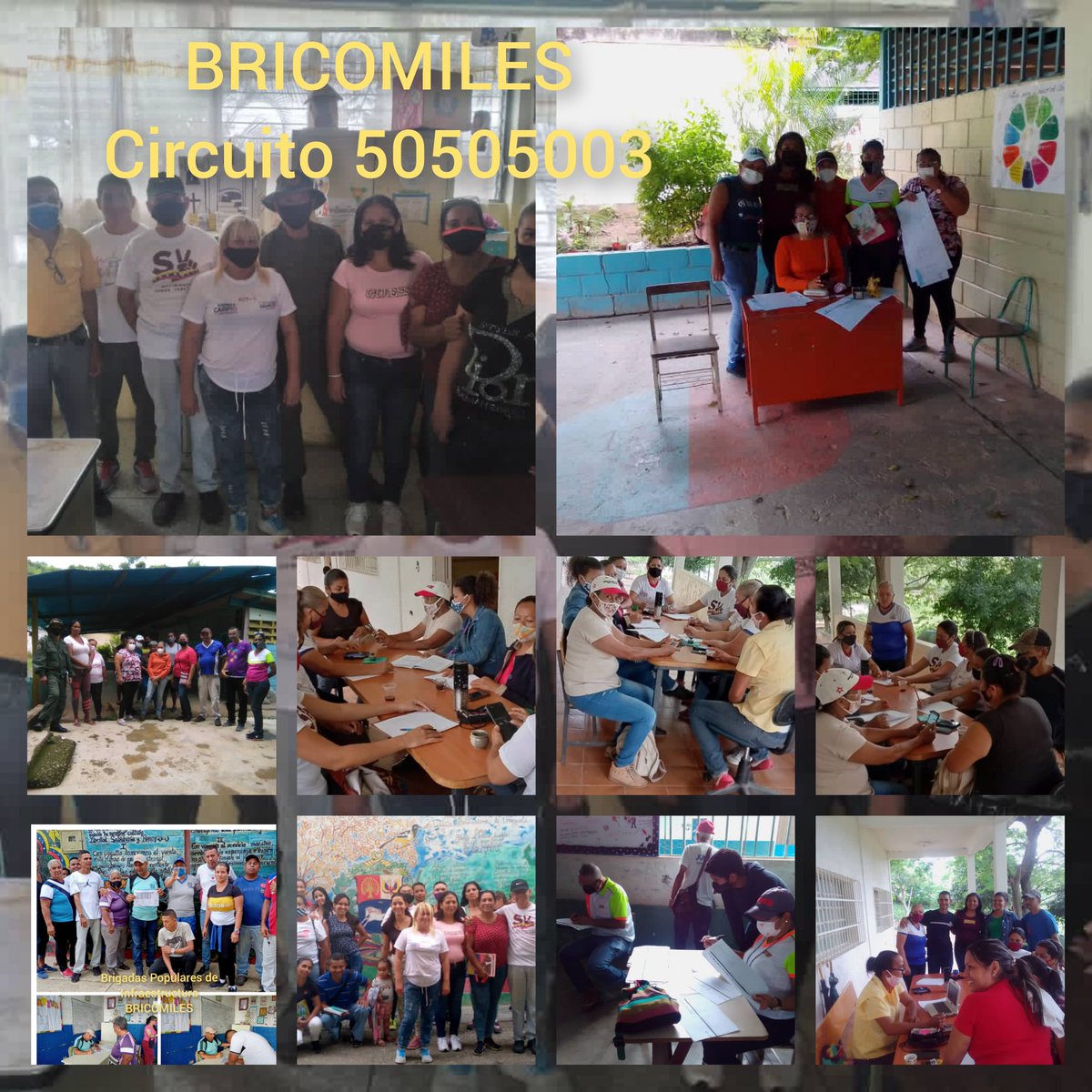 Siguiendo orientaciones de <a href="/maduro_en/">Nicolás Maduro</a> conformadas las Brigadas Populares de Infraestructura en el circuito 50505004 de educación en Ribas. <a href="/Soykarinacarpio/">Karina Carpio</a> <a href="/juancarlospsuv/">Juan Carlos Sanchez</a> <a href="/leoalvacabrera/">Prof. Leonardo Alvarado</a> <a href="/MYovao120/">Yobany Marchena</a> <a href="/Aragua1Ze/">Ze_ Aragua1</a> <a href="/yelitzePSUV_/">Yelitze Santaella</a>
