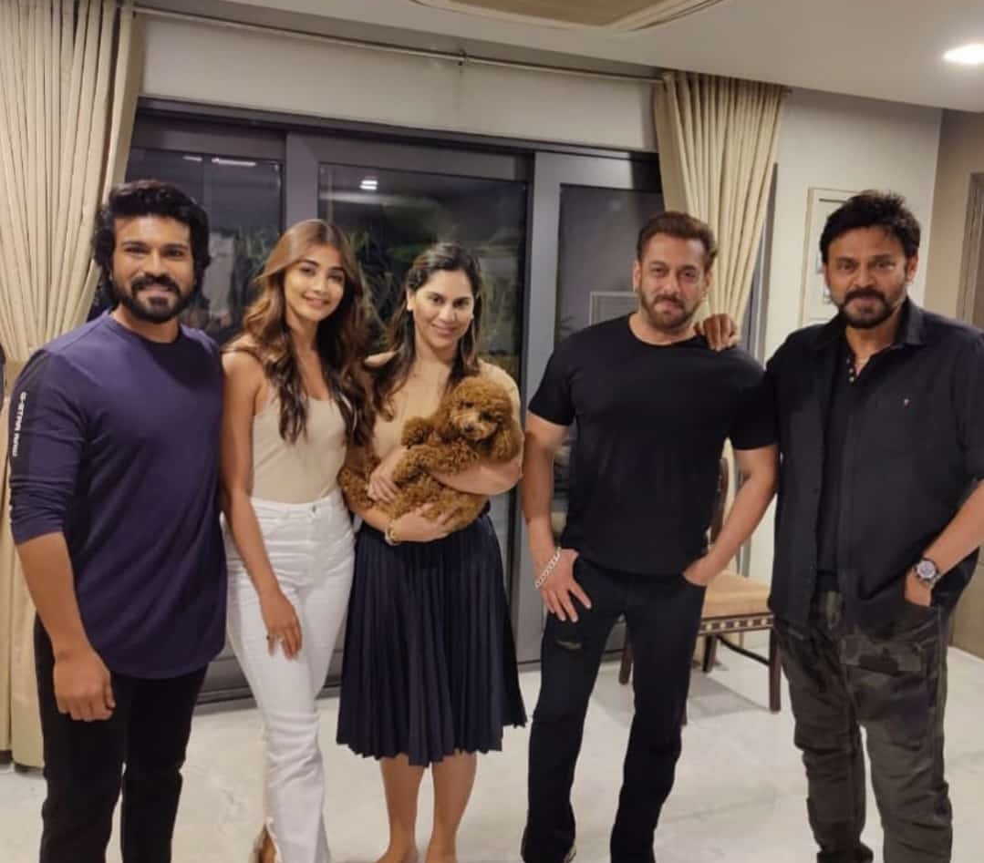 ❤🥰
 #KabhiEidKabhiDiwali in Hyderabad

#ramcharan #SalmanKhan 
#upasanakonidela #poojahegde #Venkatesh