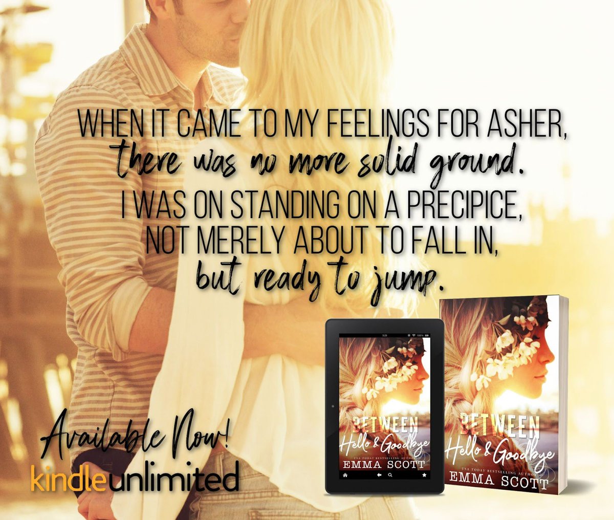 Between Hello and Goodbye by @EmmaS_writes is now LIVE!

Download today or read for FREE with #kindleunlimited 
mybook.to/BHandG

#AlphaHero #Angsty #BadChildhood #BeachRomance #FirstResponder #GrumpyAndSunshine #Protector #Vacation <a href="/valentine_pr_/">Valentine PR & Literary Management</a> #newrelease #readnow