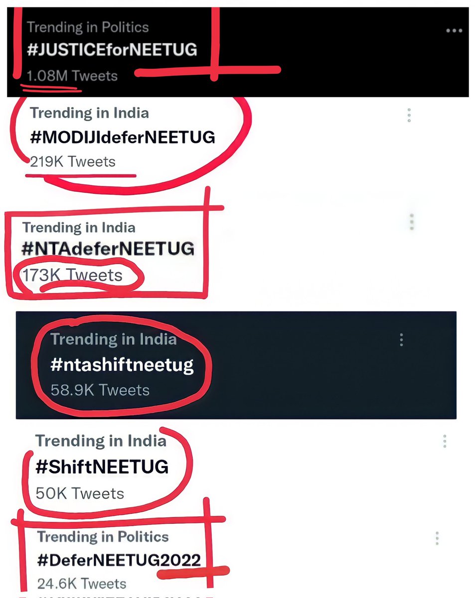 biologybug's tweet photo. ➡️Again 1M 💥Tweets have been completed with the hastag 
➡️This is another 1M tweets within 7 days. 💥
➡️Now authorities shouldn't ignore our plea of postponement. 
@dpradhanbjp
 @EduMinOfIndia
@PMOIndia
@narendramodi
 @DG_NTA
#MODIJIextendNEETUG https://t.co/xdjZiPqEFC