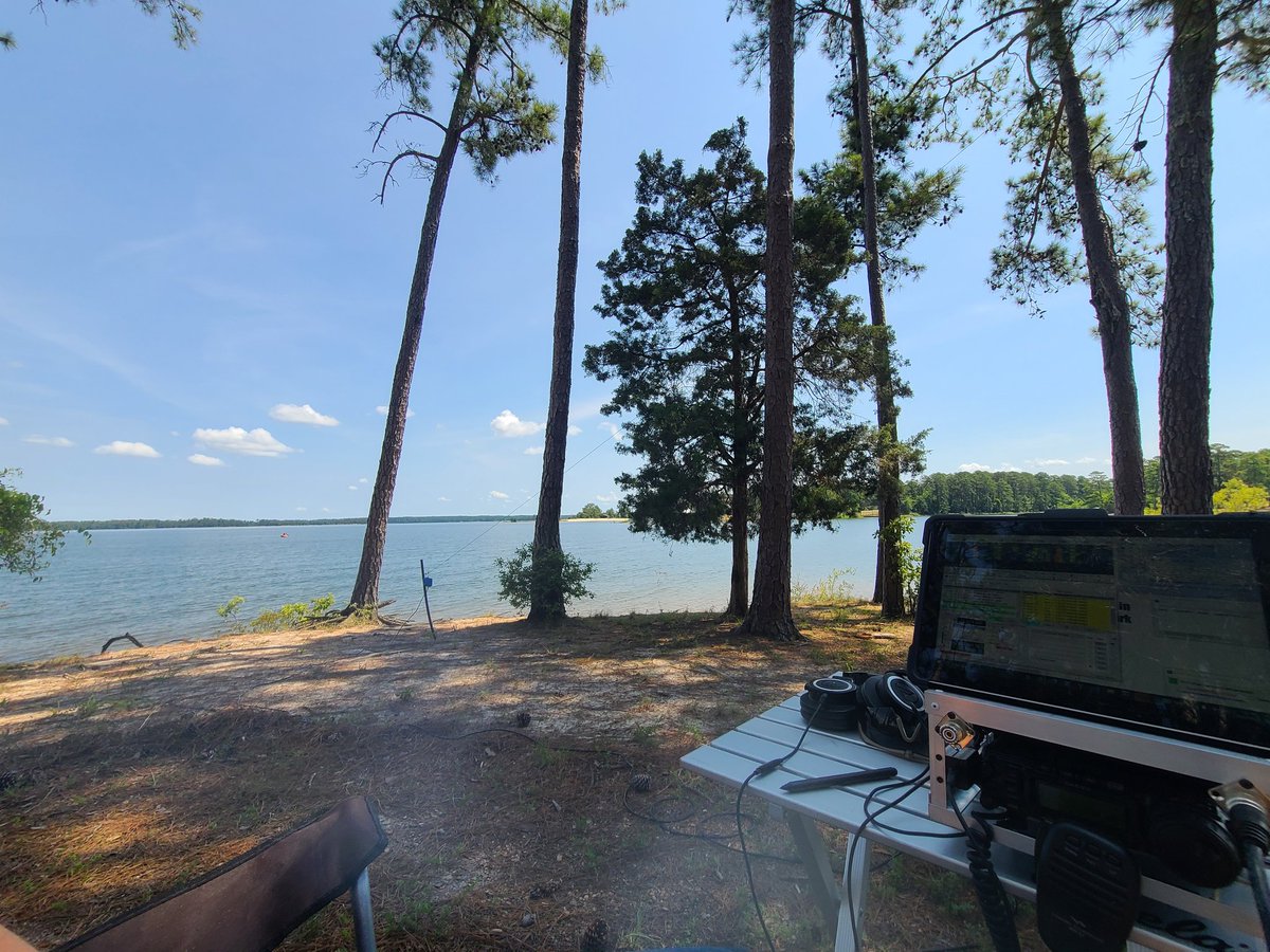My view for #FieldDay2022 <a href="/arrl/">ARRL</a> #hamradio