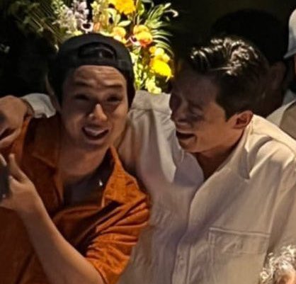 #ChoiWooShik and #ParkSeojoon at Nikecraft dinner yesterday 🧡