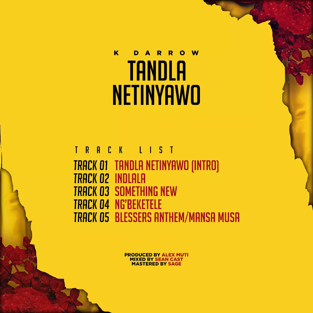TheKing_Darrow's tweet photo. I'm More Than Excited To Announce That My Debut EP TANDLA NETINYAWO 🐾🥇Is Finally Dropping! Release Date To Be Announced Soon, LOVE ❤️ #TandlaNetinyawo https://t.co/9c7glJW60H