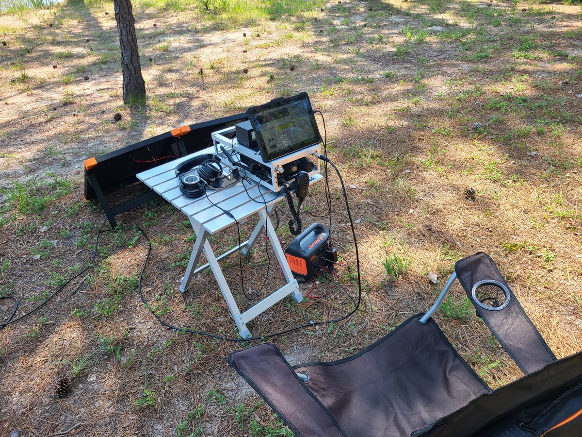 CQ Field Day! K4WAR club call. Running solar/Battery. 100W digital on 15m. <a href="/arrl/">ARRL</a> #FieldDay2022 #ARRLFD #FieldDay #hamradio <a href="/jackeryinc/">Jackery Inc.</a>