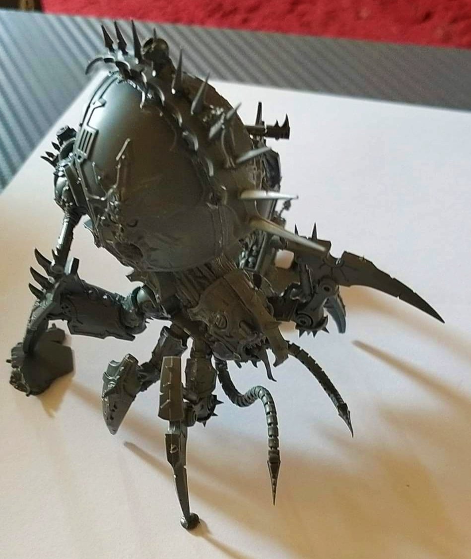 Vobeskhan's tweet photo. Got a bit of hobbying done this afternoon.
4 more members of Bane's Soldiers of Fortune for the #BatmanMiniaturesGame by @knightmodels, and then finally built my second venom crawler and pair of Obliterators ready for new Codex Chaos Space Marines π https://t.co/u0OVvukF5e