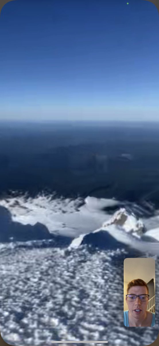As I do dishes and make coffee on this Sunday morning, my brother is the highest man in Oregon! He summited Mt. Hood, the highest point in Oregon at 11,239 ft, this morning. Started hiking at 1 a.m. and got to the top at 8 a.m.