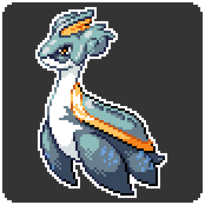 Fro_Arts's tweet photo. This is a Laprass regional variant I was commissioned to make.
YouTube: https://t.co/s6lznr5ouZ
Twitter: https://t.co/QI7aGid0xt
DeviantArt: https://t.co/uX7MqhlHpf
Reddit: https://t.co/X18rZSGqkW
#fakemon #pokemon #pixelart #laprass https://t.co/oa3sCZT6Ln