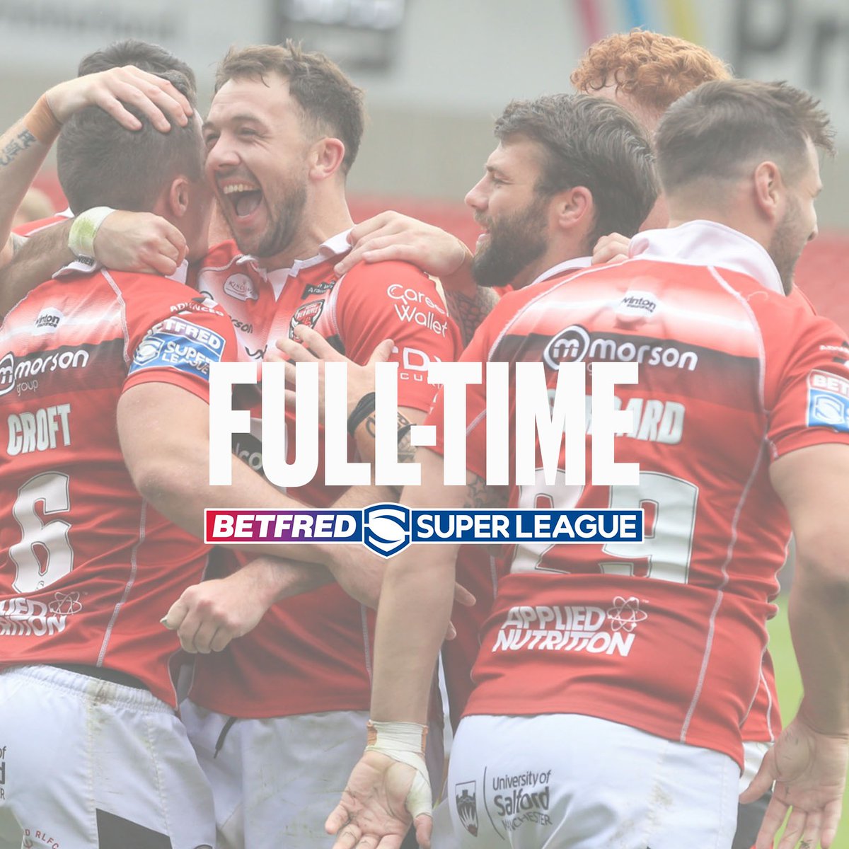 SalfordDevils's tweet photo. ⌚️ | 𝗙𝗨𝗟𝗟-𝗧𝗜𝗠𝗘 | @SalfordDevils 74-10 @WTrinityRL 

𝗪𝗛𝗔𝗧 𝗔 𝗣𝗘𝗥𝗙𝗢𝗥𝗠𝗔𝗡𝗖𝗘! 💥

A record-breaking afternoon for the Red Devils. The full-time hooter signals our biggest ever points margin and points scored in the @SuperLeague!

🔴👹 https://t.co/5ktu40axiy