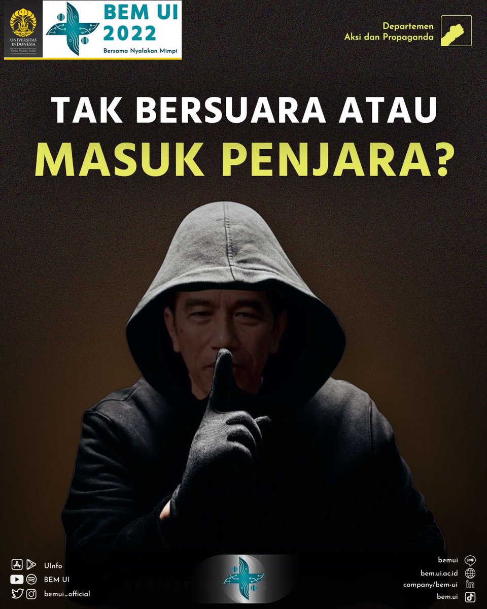 TAK BERSUARA ATAU MASUK PENJARA?