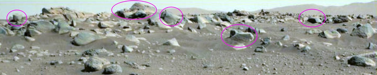 curioushag's tweet photo. #mars #perseverance #nasa #ufo #coverup #tampered
Some "Just rocks"  from @NASA

I'm here to show you my founds and evidences of intelligently made things.

In my research I found a lot of "box" over the evidence. They tamper the image a lot. This was wich they left behind. https://t.co/vmWk1wfK1U