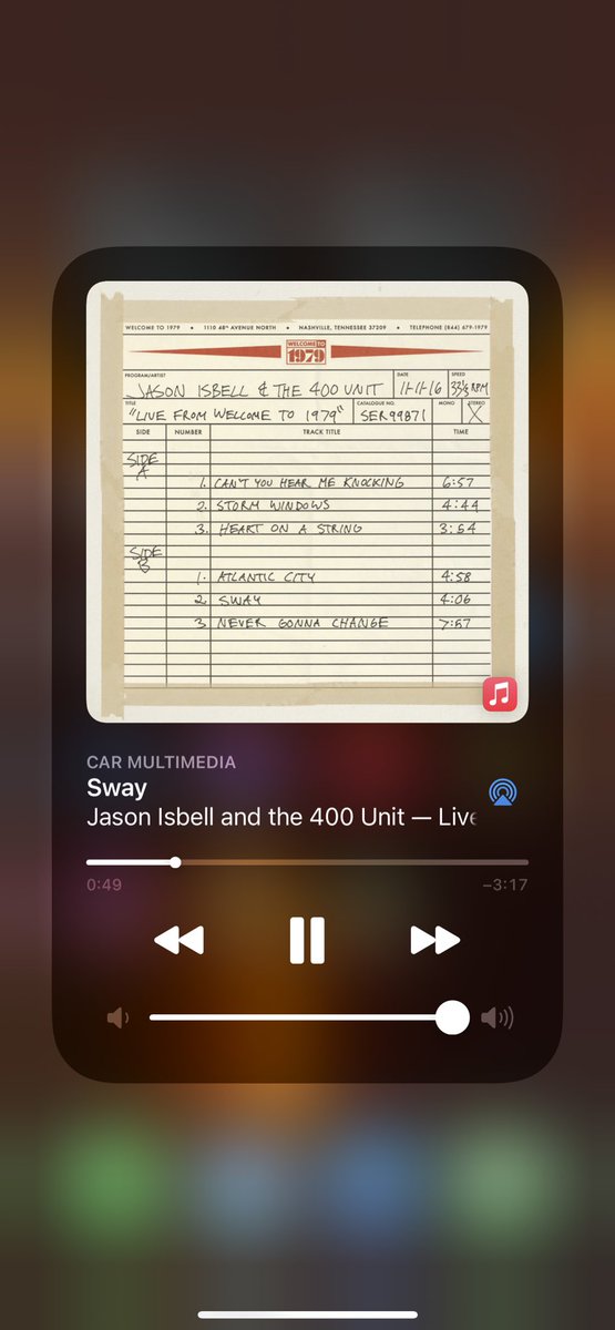 Forgot how damn good this is. Go buy it and blow out your speakers on this Sunday morning: jasonisbell.bandcamp.com/album/live-fro…