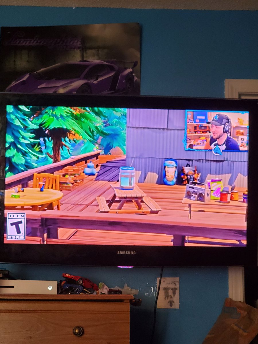 I swear epic set this scene in the early days of shifty. The woods the metal wall the tables and fences