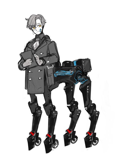 「mechanical legs」 illustration images(Latest｜RT&Fav:50)