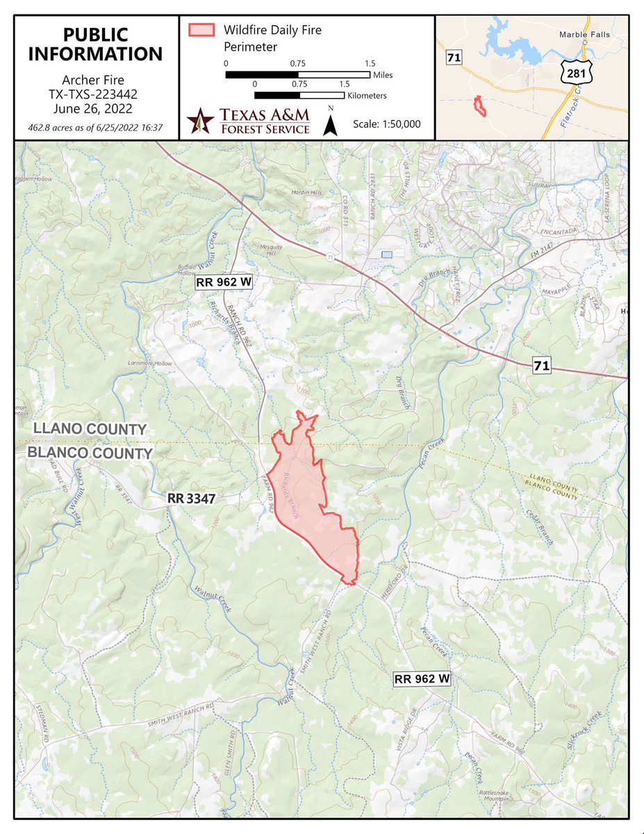 Incident Information Texas A&M Forest Service on Twitter "Update