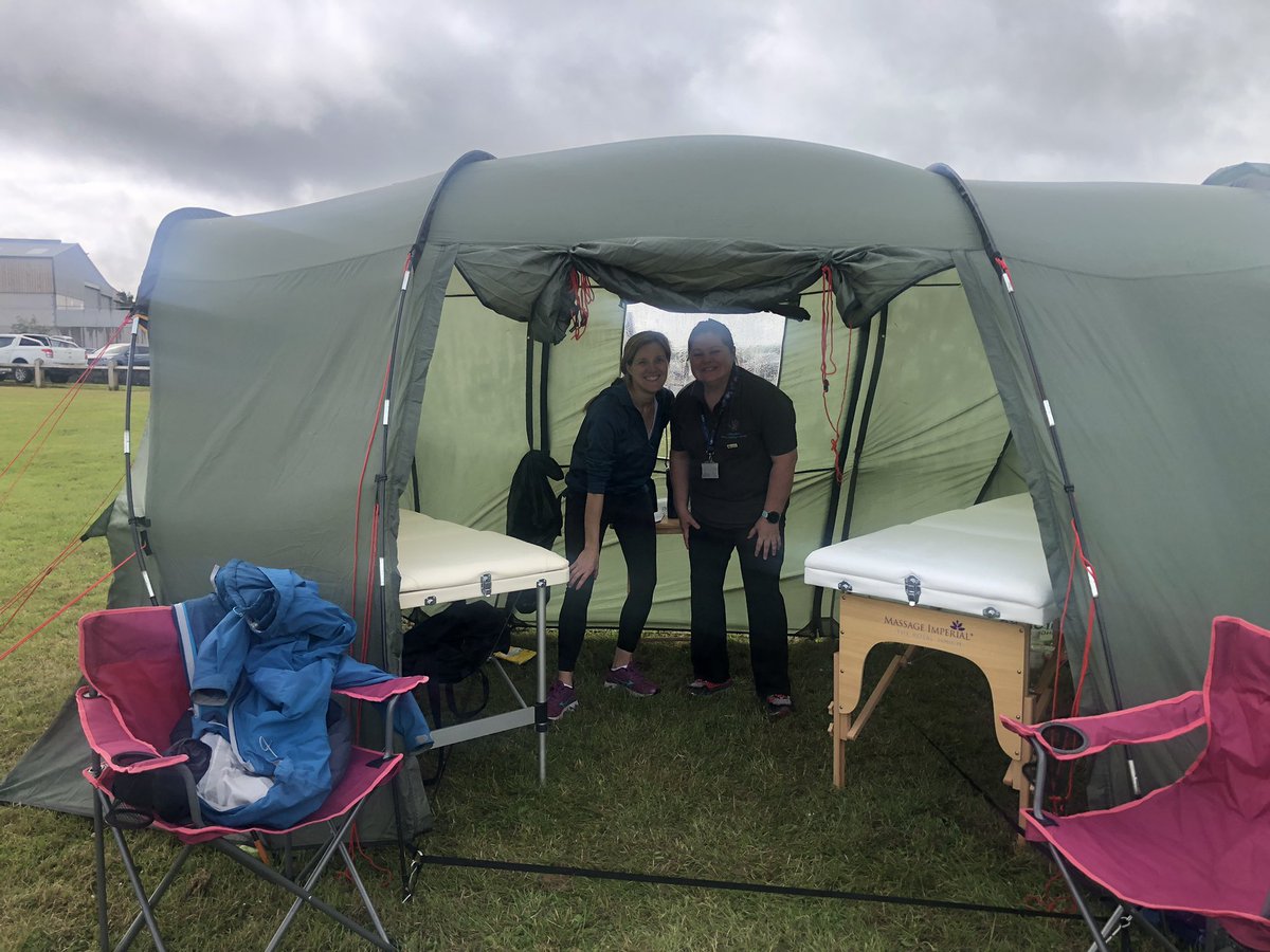 Lesley56's tweet photo. I had the pleasure today of working at my first ever triathlon with the Hi Elbow Triathlon club at Brown’s Bay. I loved every minute of it. Thank you 😊 
#preeventmassage 
#posteventmassage 
#triathlon
#brownsbaybeast
#alltheseasonsinoneday https://t.co/Yjos0x0R22