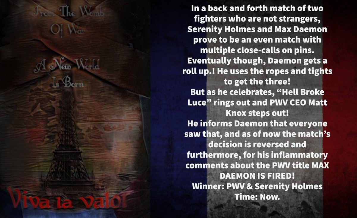 PWValorOG's tweet image. @MaxDaemon2 @SereneHolmes #PWV10
