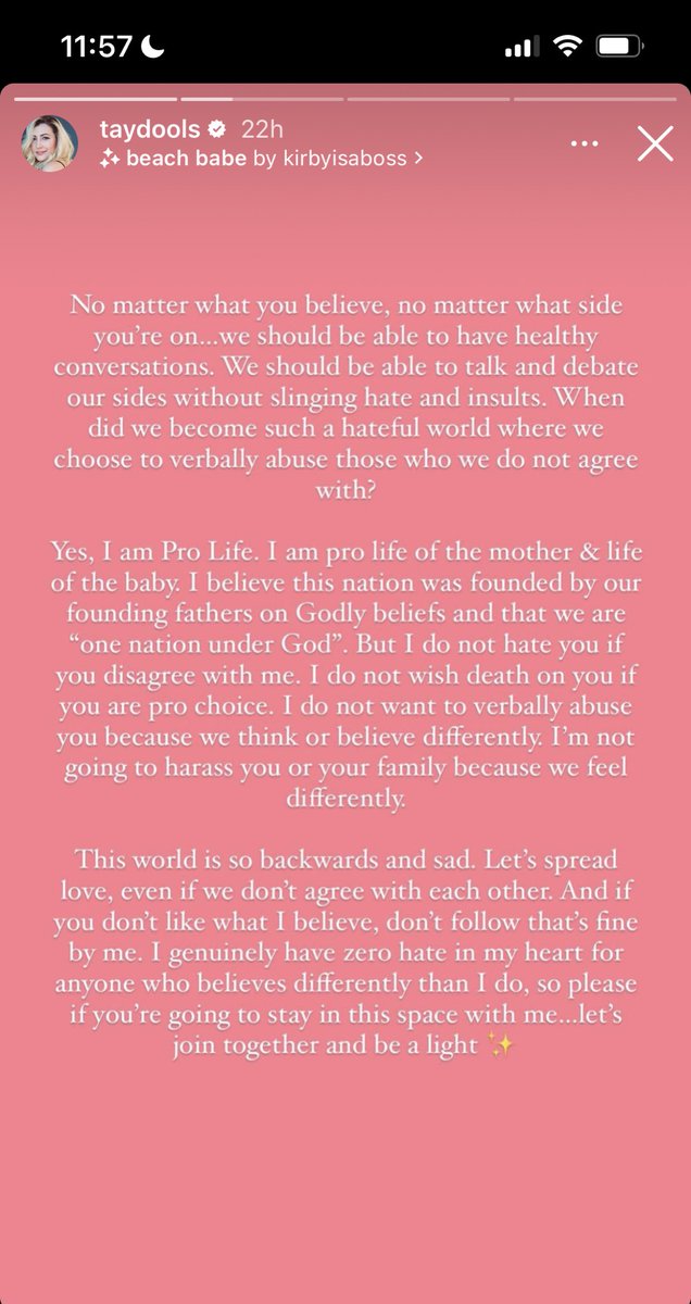 goodIuckbabe's tweet photo. NOT THE ACTRESS WHO PLAYS LAVA GIRL BEING PRO LIFE. HELL NOOOOO https://t.co/NnbZQ5Oq30