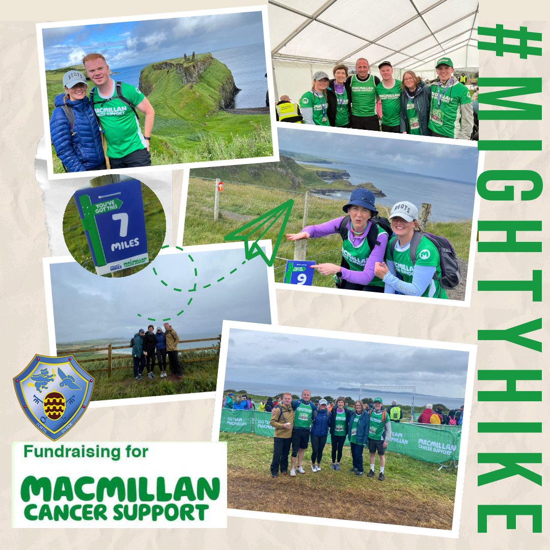 spxcollege's tweet photo. Our very own SPX #MightyHikes Team completed the Giant's Causeway challenge today for @TeamMacmillan
A brilliant time was had by all! 💚Many thanks to everyone who has donated, further donations can be added via the link below! 🤗⛰️👣
https://t.co/qT8KKG1hWF
@StPiusXPE @spxks3 https://t.co/2aaYlg7TqY