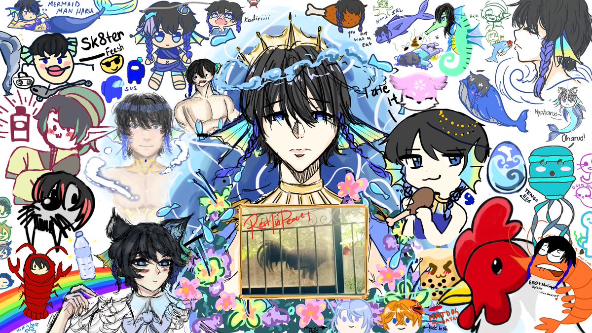 HaruoMizuno_'s tweet photo. Thank you so much #disFANser for participating, everyone did such a great job! I am so proud of everyone.

#HaruOnART #HaruoMizuno #PHVtuber #ENVTuber #Vtuber https://t.co/IBhhejRnD7