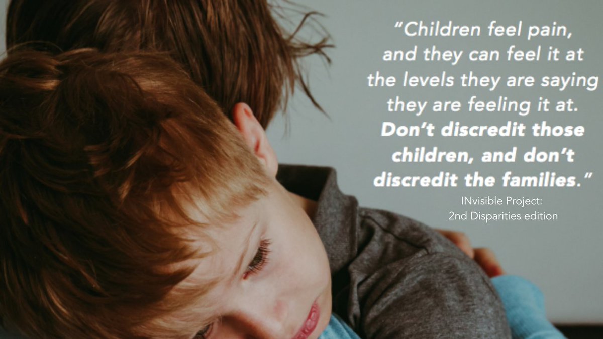 US_Pain's tweet photo. “Much remains ambiguous about youth pain—and there are many challenges that stand in the way of effective treatment for children."
Read Emil DeAndreis’ article in the INvisible Project: 2nd Disparities Edition on #pediatricpain: 
https://t.co/WUp8CQyyAP https://t.co/Ex71UkaBQH