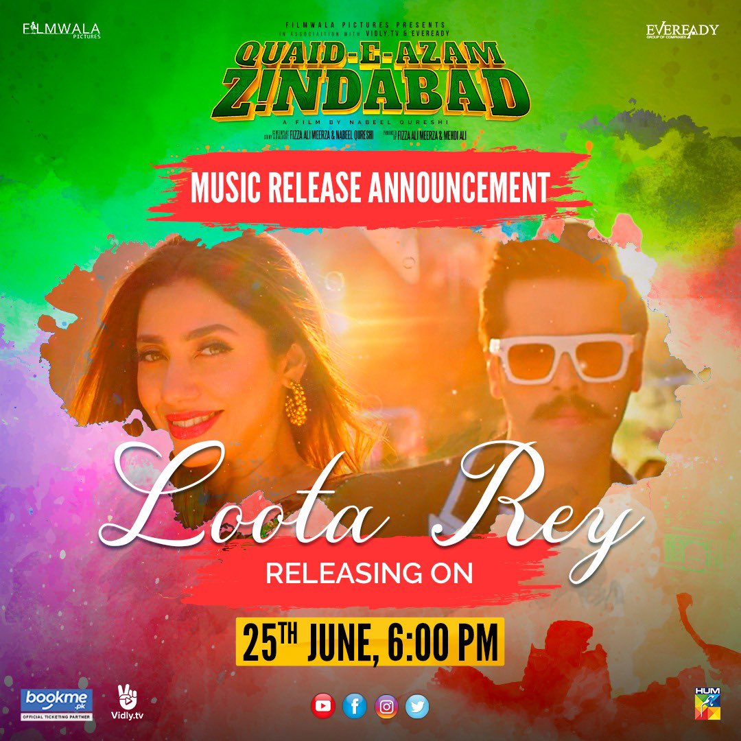 VogueLifePk's tweet photo. #mahirakhan and #fahadMustfa 's upcoming movie #quaideazamzindabad 's mucis released on 25th June.
#film #Pakistanihot @fahadmustafa26 @TheMahiraKhan https://t.co/CHBPhzAvP4