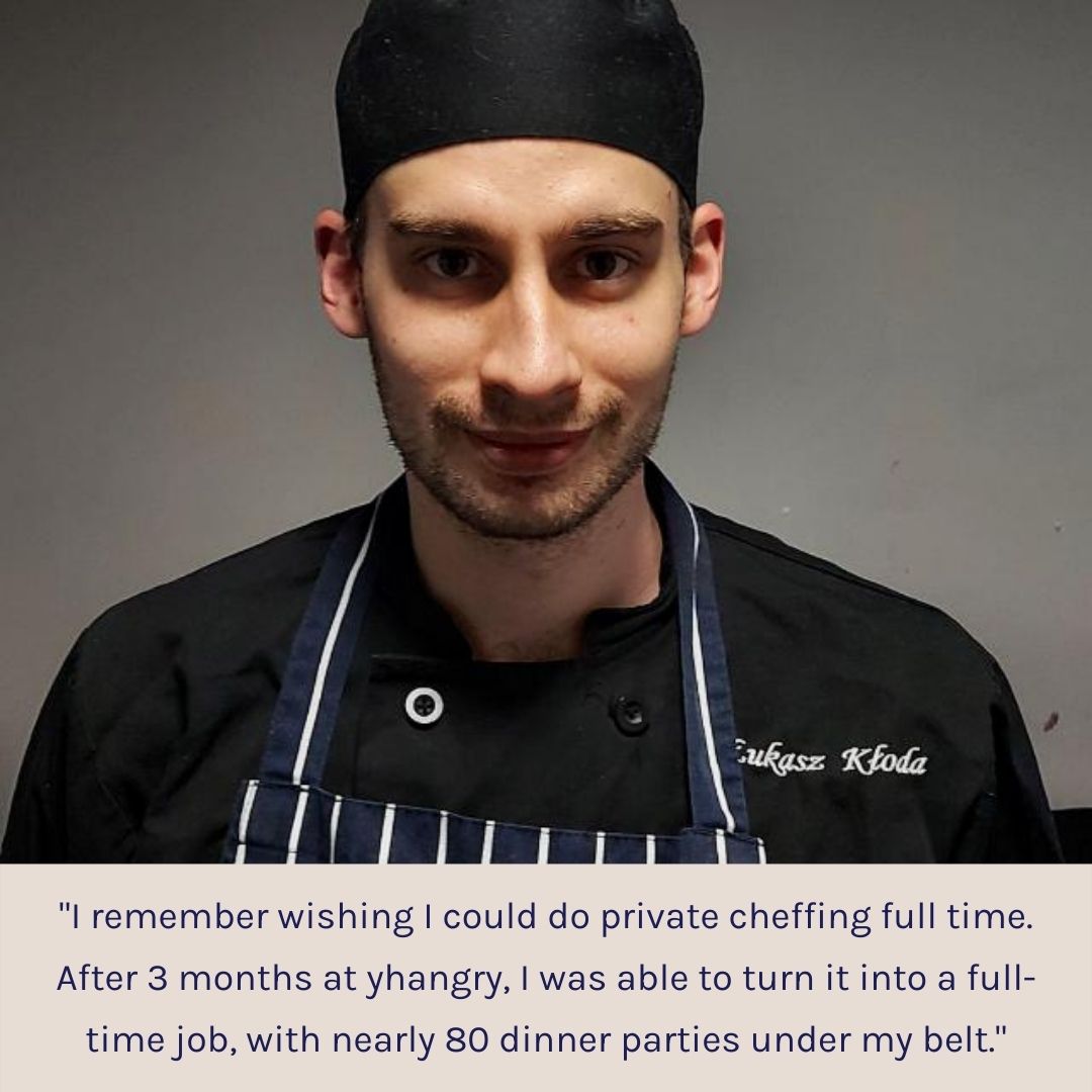 Meet our Private Chef Lukasz: Pivoting his career from tech in Poland to cheffing in London and how @YhangryChef changed his life bit.ly/lukaszstory