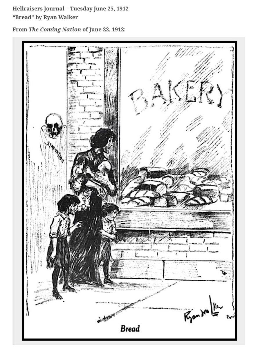 LaborMartyrs's tweet image. #Solidarity #SpecterofStarvation #RyanWalker
Hellraisers Journal: From The Coming Nation: “Bread”  by Ryan Walker weneverforget.org/hellraisers-jo…