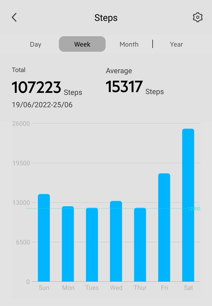 nchokkan's tweet photo. #வாரக்கணக்கு #நடைக்கணக்கு #12KSteps #StayHealthy #walk #walking #healthyhabits https://t.co/8wNyhtvXpP