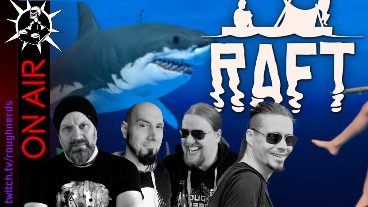roughnerds's tweet photo. Heute gegen 20 Uhr treibt die Gurkentruppe wieder ziellos auf dem Meer rum und kämpft ums Überleben bei #Raft. 
Das ist seit kurzem mit der Version 1.0 aus dem early access raus und wir gucken mal wieder rein! 
Na dann mal ran an die Paddelse ... 
https://t.co/JmOqC9YxrA https://t.co/Yps5UtQbq9
