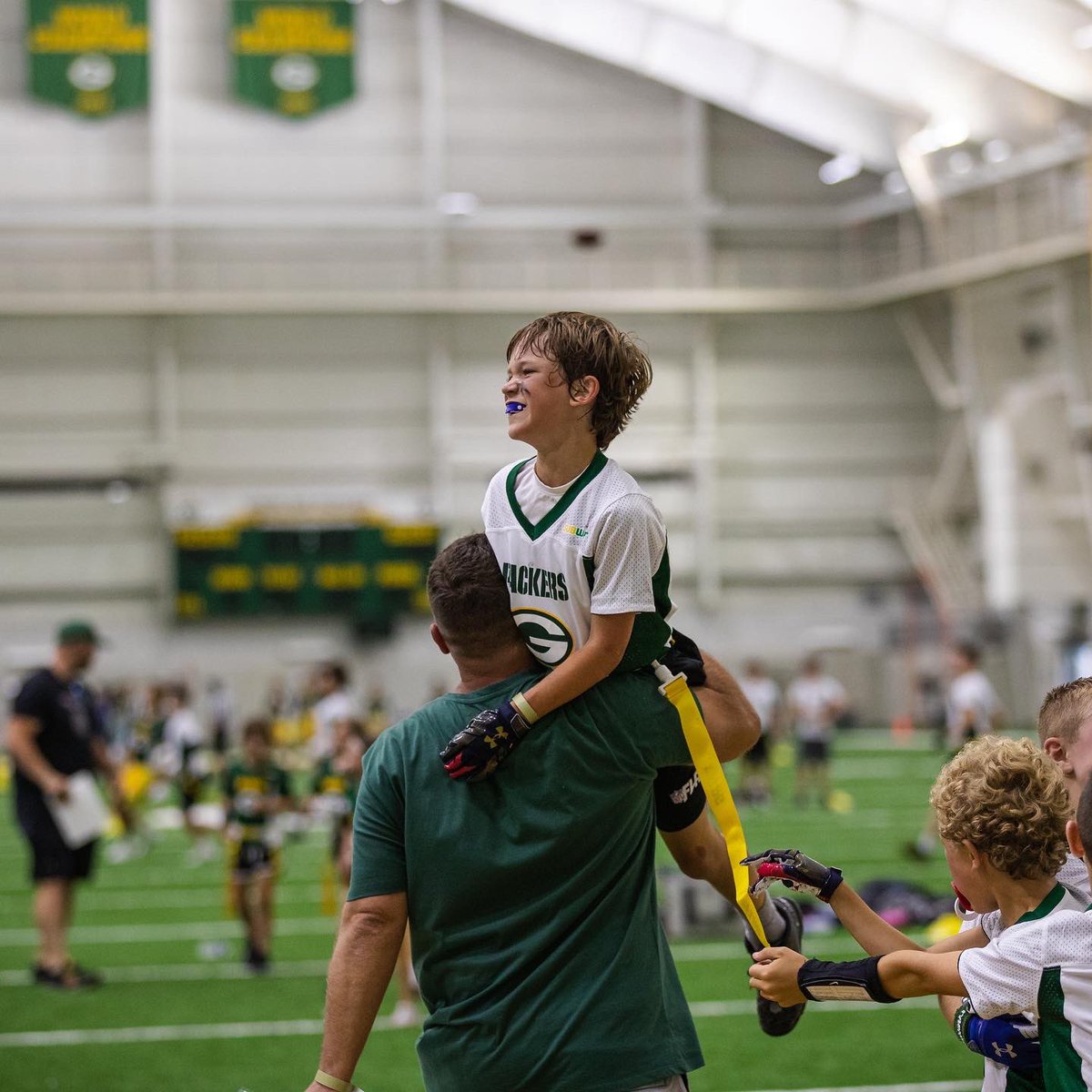 NFLFLAG's tweet photo. Cheesin’ extra hard today 😁🏆 https://t.co/N5qJbhIOCC