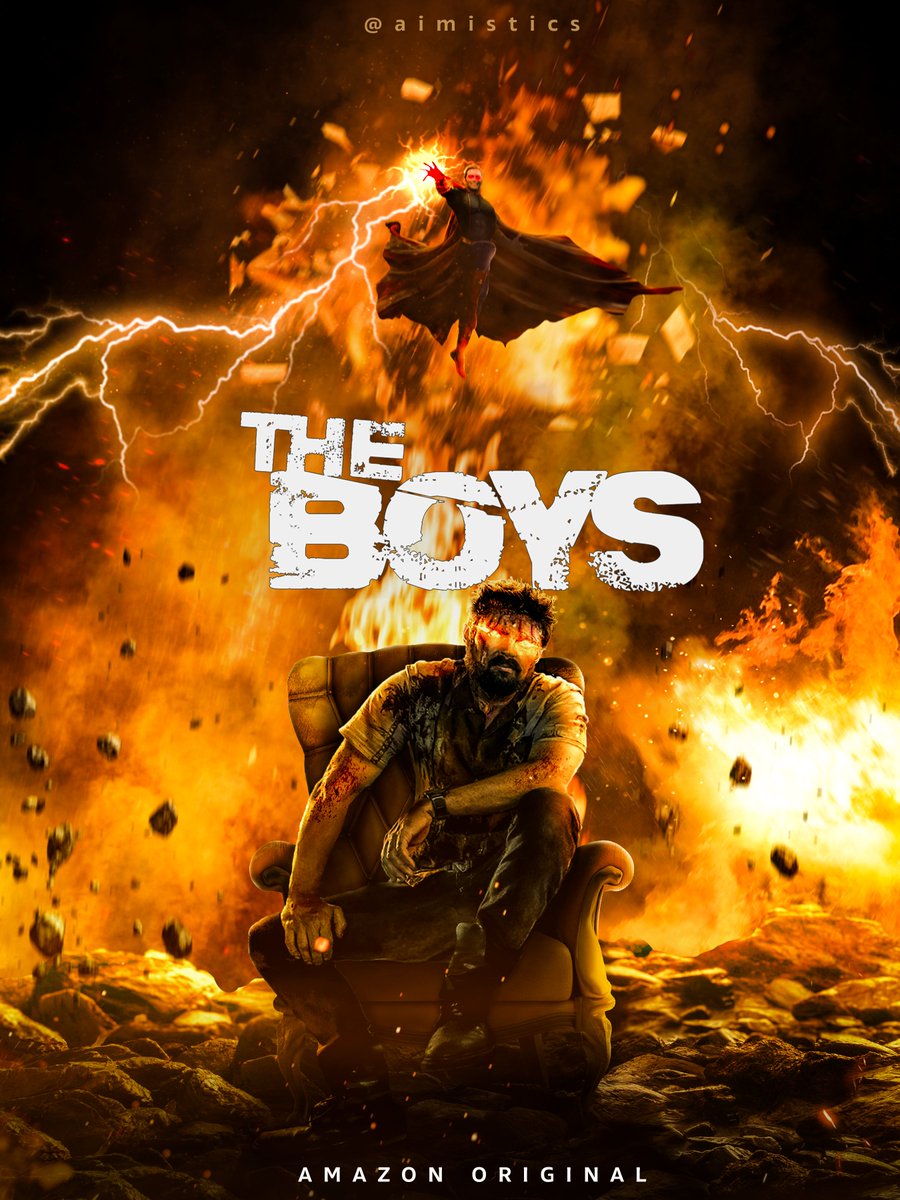 aimistics's tweet photo. #tonistar #TheBoysTV
OK, So guys are you watching @theboystv season 3...As a designer, I can't resist making its fan poster so here u go My take on the @TheBoysTV poster
@KarlUrban ..It took a lot of hours and finally, hard work paid u off..
Inspired by @Spdrmnkyxxiii https://t.co/4hyztNliQv