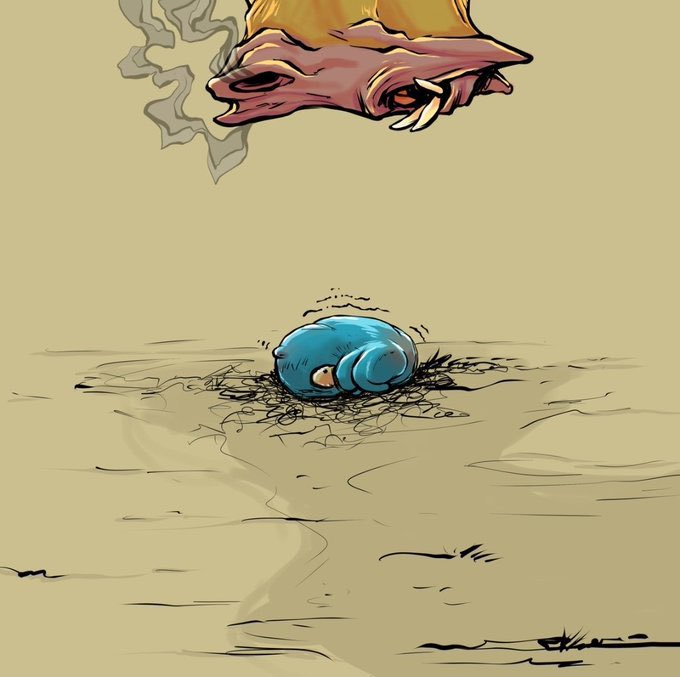 rayzuyi's tweet photo. The story thus far since we wished @goblintownwtf Grumpl RIP. Looks like it survived? 🤔
#goblinfollowgoblin https://t.co/vtDdThFeYo