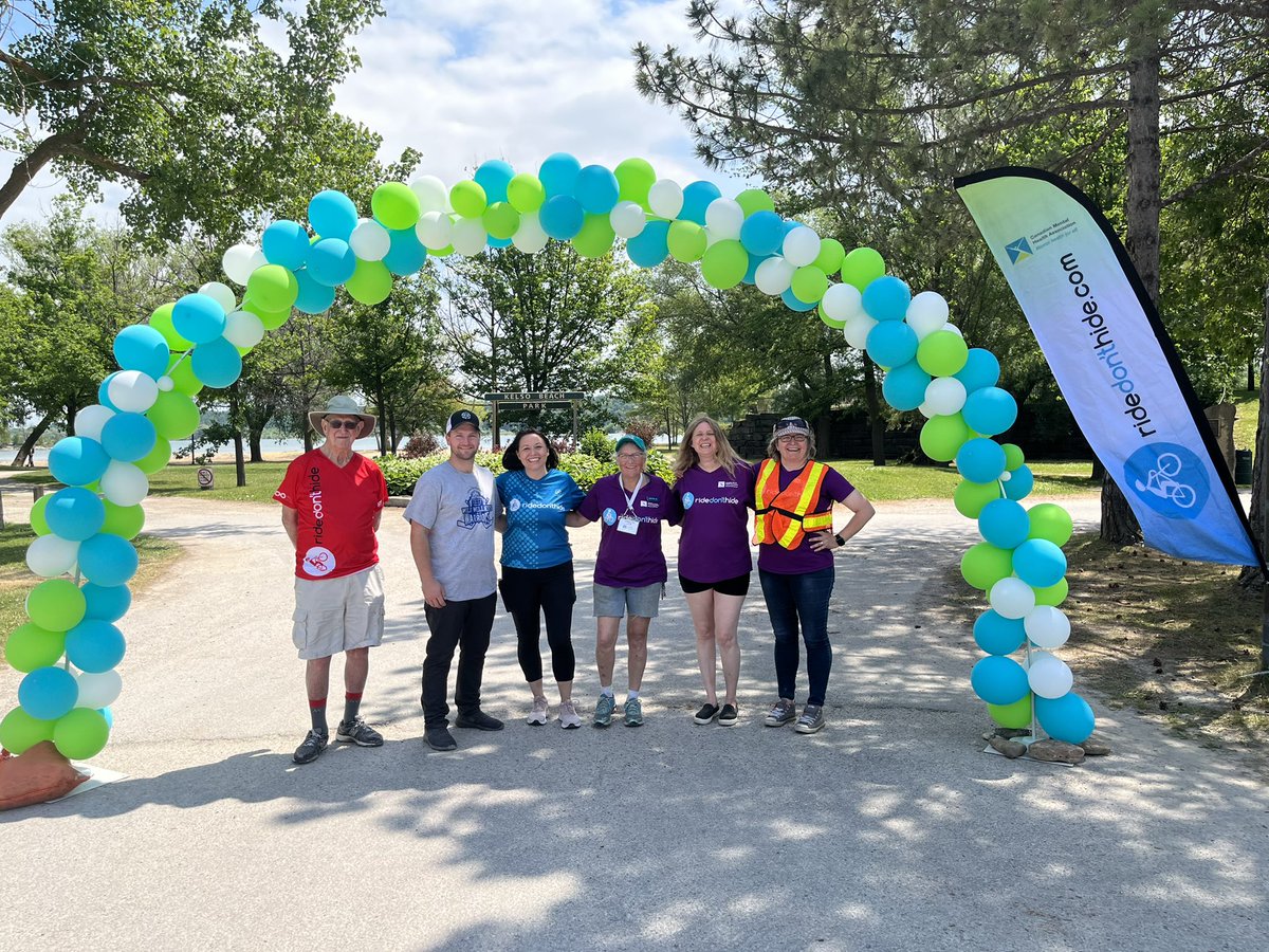 The awesome committee team that works tirelessly behind the scenes to have a successful ride again this year! Welcome to the team Heather!
Thank u all for all your hard work all year to make #RideDontHide #GreyBruce a huge success in 2022!🙌❤️ #MentalHealth #MentalHealthMatters