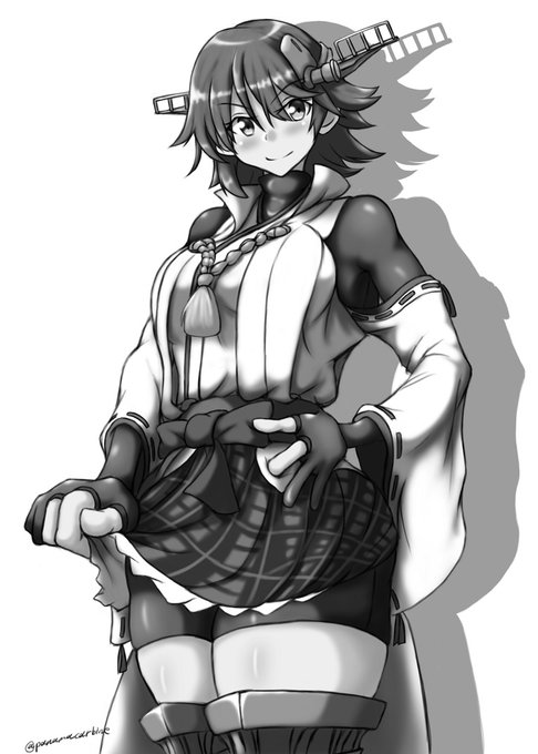 黒インナー比叡ちゃん😺 