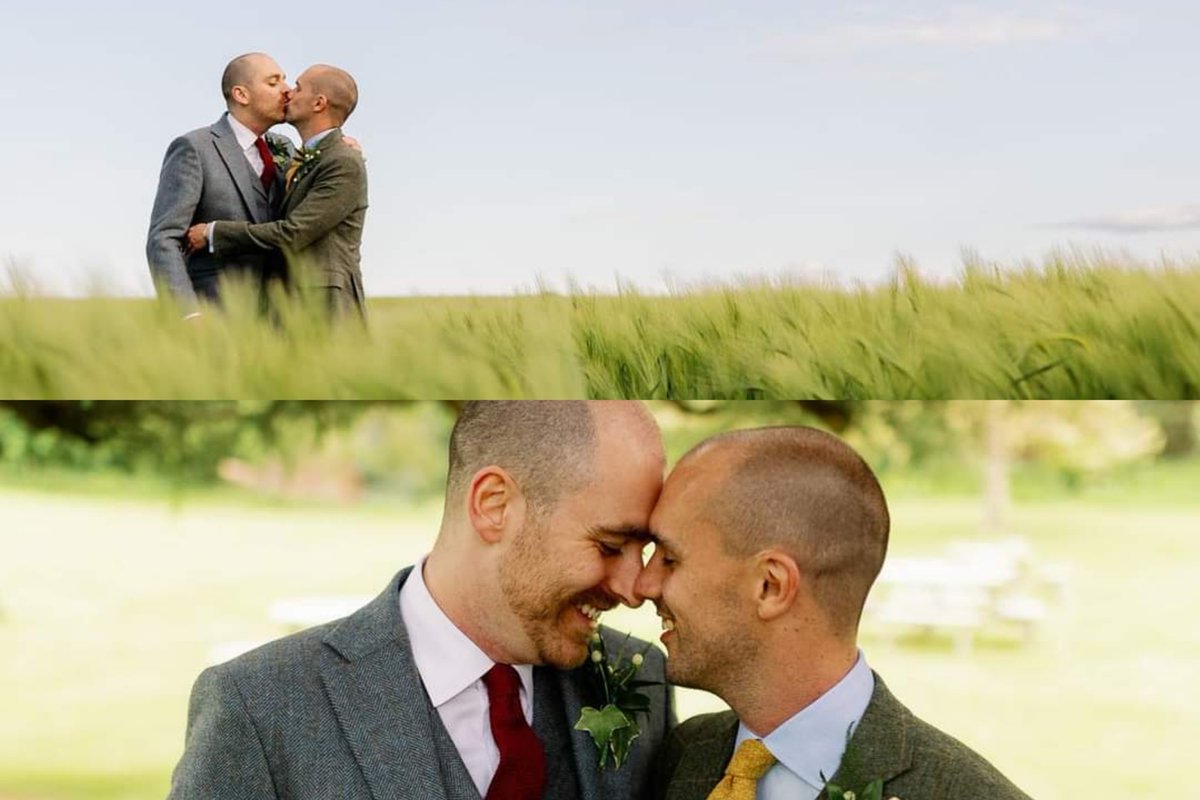 WeddingsinNland's tweet photo. Congratulations &amp; all our 💗 to Alex &amp; Matthew. What a day at the stunning @ellinghamhall 😍 Your love captured so beautifully the wonderful @Paul_PJPhoto  #mrandmr #grooms #loveyourregistrars  #summerwedding #ellinghamhall #husbands #pridemonth  #countrysidewedding https://t.co/oTnt3JU9qv