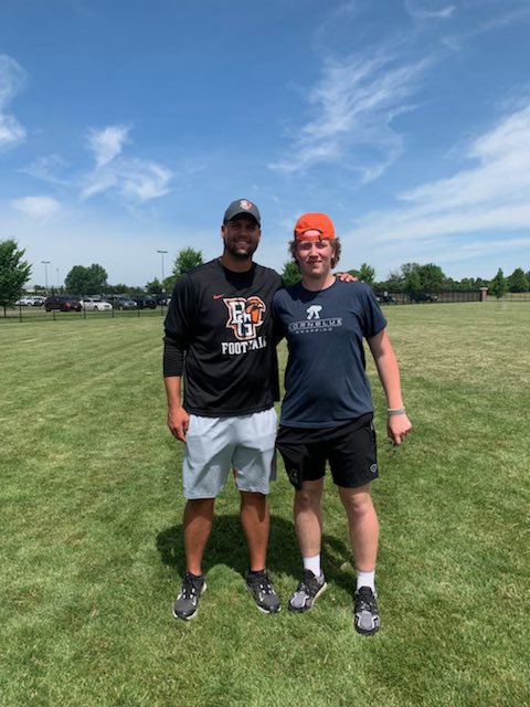 merk_evan's tweet photo. Thanks @BG_Football @CoachBayer_  for the great camp experience. Had fun placing first for snapping @CoachWells1 @CoachMilnerRR @KornblueKicking https://t.co/pCiFvqvaMI