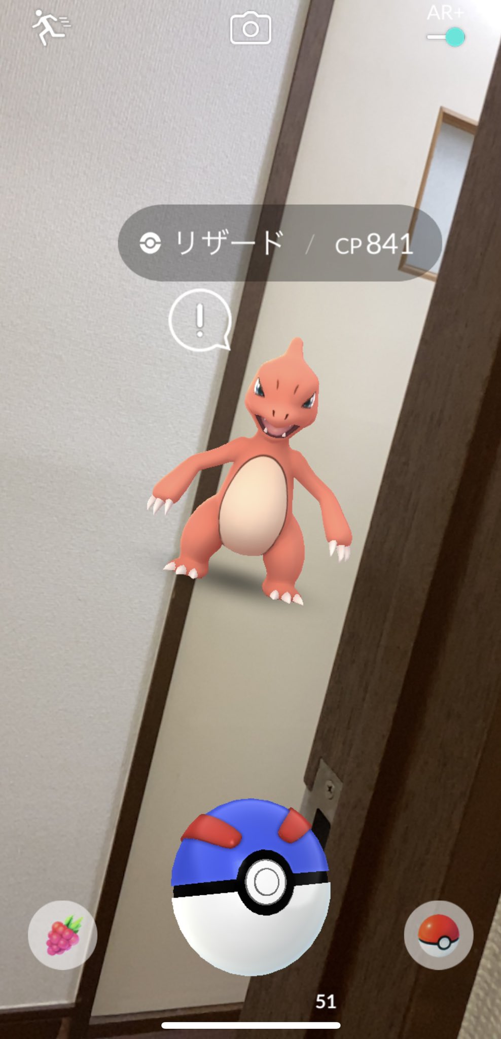 望月みうな 久々にポケモンgo開いたら 家の中に現れたわよ リザードwww T Co Ejunkijrym Twitter