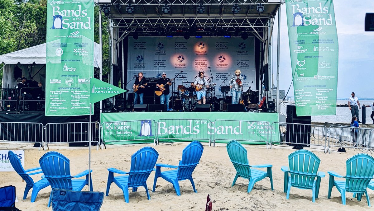 RCISystems's tweet photo. After a 2-year hiatus, it was incredible to be back at #BandsintheSand! This great fundraiser helps support @chesapeakebay. Looking forward to next year! #audiovisual #eventproduction #chesapeakebay https://t.co/y4Mfpfkmfs