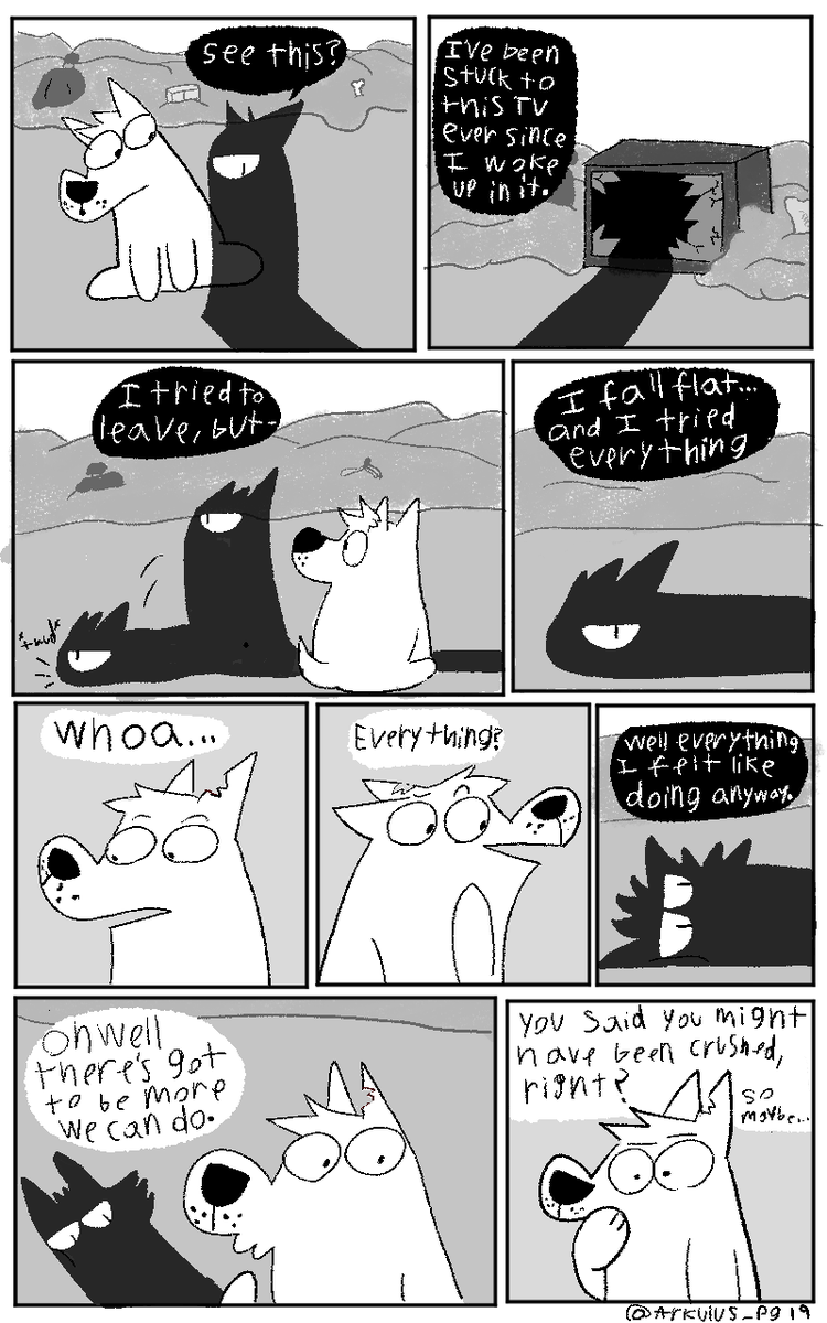 Bonehead_comic's tweet photo. Bonehead page 19 and 20! https://t.co/vT4WTEMAQt