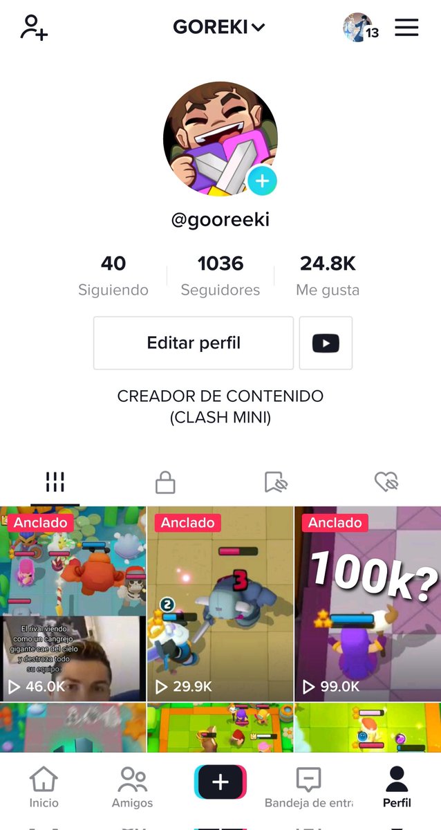 GOOREKI's tweet photo. !!!NOO PAARAAMOOOS!!!
¿100k? (THANKS TO CLASH MINI, YOU ARE DOING IT VERY WELL) #clashmini #supercell https://t.co/1JevmHnZ2U