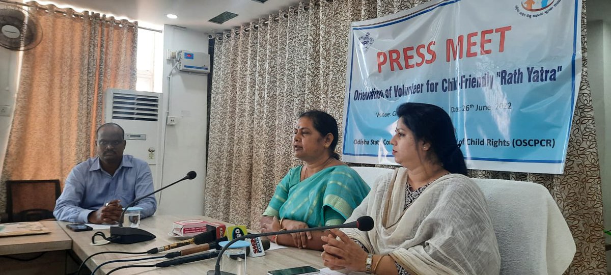 Orientation of volunteers for child friendly car festival-2022 by state commission for protection of child Rights. <a href="/CMO_Odisha/">CMO Odisha</a> <a href="/Naveen_Odisha/">Naveen Patnaik</a> <a href="/IPR_Odisha/">I & PR Department, Odisha</a> <a href="/WCDOdisha/">Department of WCD, Government of Odisha</a> <a href="/MinistryWCD/">Ministry of WCD</a> <a href="/oscpcr1/">oscpcr</a> <a href="/oscpcr/">Ms. Sandhyabati Pradhan Chairperson OSCPCR</a> <a href="/SecyChief/">ChiefSecyOdisha</a> <a href="/GovernorOdisha/">Governor Odisha</a> <a href="/JagannathaDhaam/">Shree Jagannatha Temple, Puri</a> @Puri_Official <a href="/DGPOdisha/">DGP, Odisha</a> <a href="/SPPuri1/">Puri Police</a>