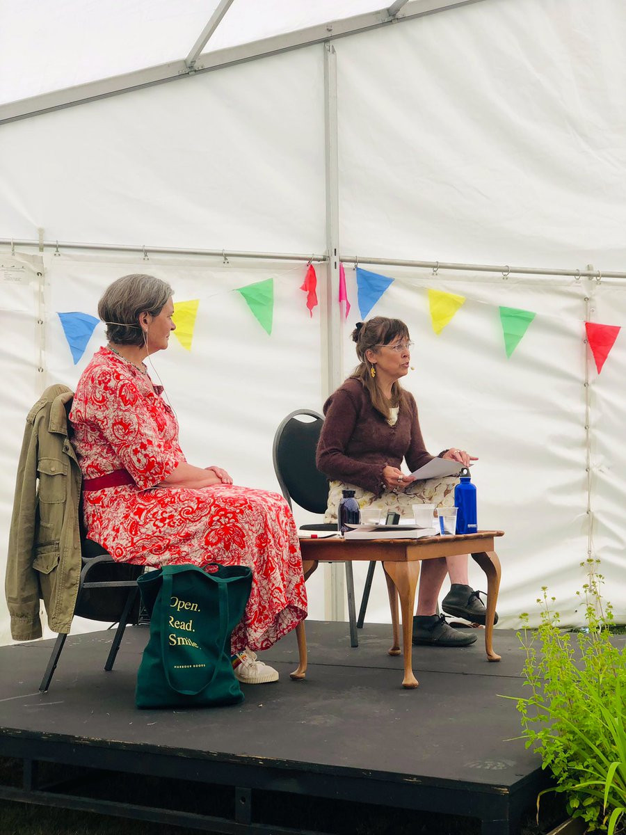 totallyjackson's tweet photo. Perfect day @wealdenlitfest – highlights included @sarahsalway and #JayGriffiths on #NemesisMyFriend, @tanyashadrick and @LulahEllender on #TheCureForSleep and #Grounding, @annamfleming on #TimeOnRock – and glorious sunshine ☀️ https://t.co/PNteBJUorB