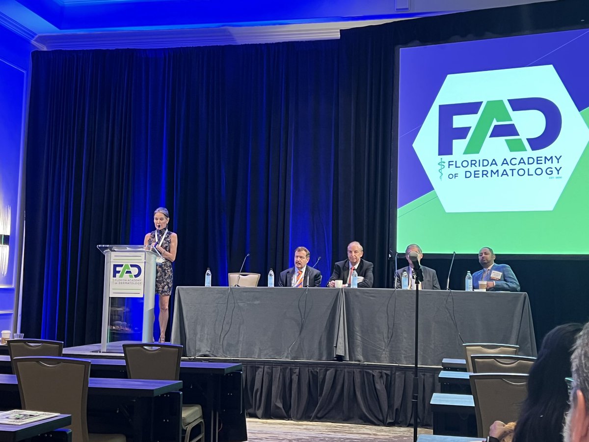 Had a great time lecturing about nail unit melanoma at the Florida Academy of Dermatology annual meeting. Thank you to Cyndi Yag-Howard for the invitation!  Florida is a dermatology powerhouse!